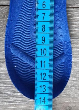 Аквашузы босоножки коралки синие  с мягкой стелькой размер 215 фото