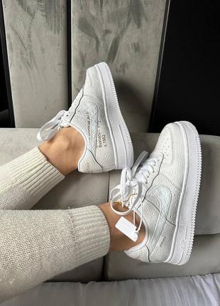 Кроссовки белые nike air force 1 x louis vuitton оригинал6 фото