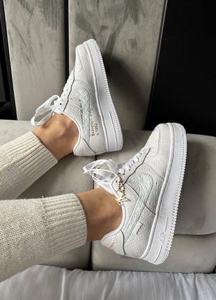 Кроссовки белые nike air force 1 x louis vuitton оригинал10 фото