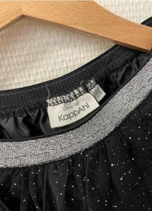 Нарядная пышная фатиновая юбка с блеском, юбка пачка kappahl 7-8лет4 фото