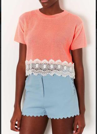 Крутые нарядные шорты topshop размер s-m