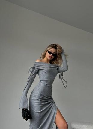 Женское платье  ткань турецкий рубчик5 фото
