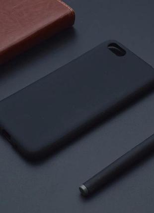 Чехол huawei y5 2018 / dra-l21 / honor 7a dua-l22 5.45'' силикон soft touch бампер черный