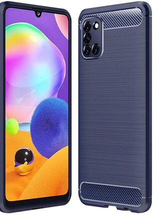 Tpu чехол slim series для samsung galaxy a31 blue