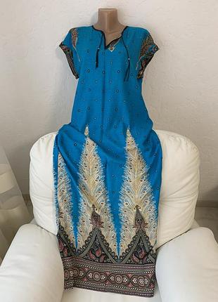 Макси платье-туника разм м