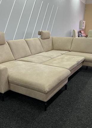 Виставковий великий розкладний диван тканина zehdenick