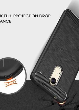 Чохол-накладка ipaky slim anti-fingerprint tpu case xiaomi redmi 5 black2 фото