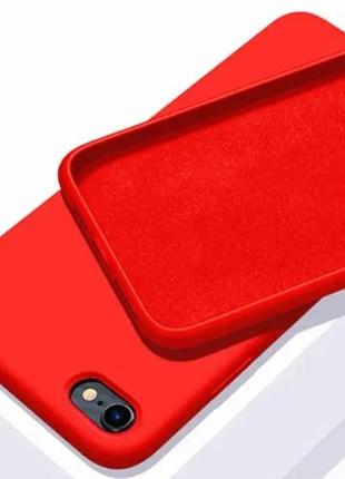 Силіконовий чохол apple silicone case red для iphone xr2 фото