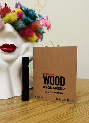 Оригинальный пробник парфюмированная вода dsquared2 original wood