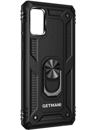 Противоударный чехол getman (ударопрочный) для samsung galaxy a31 black