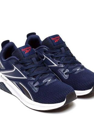 Мужские летние кроссовки сетка reebok blue