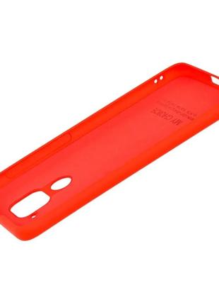 Чохол silicone cover my color full protective для xiaomi redmi note 9 red2 фото