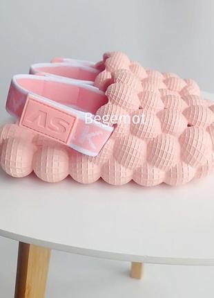 Детские сабо крокс девочке 25-36р пудровый