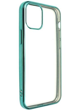 Прозрачный силиконовый чехол глянцевая окантовка full camera для apple iphone 13 mini (5.4")1 фото