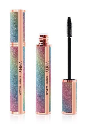 Туш водостійка для вій vibely starry mascara 8 мл