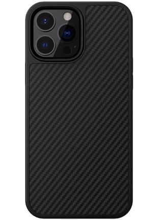 Карбоновая накладка nillkin synthetic fiber series для apple iphone 13 pro (6.1")