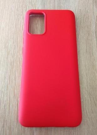 Чехол silicone cover case для samsung a02s red