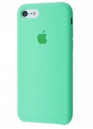 Чохол silicone case full cover для iphone 7/iphone 8/se (2020) mint1 фото