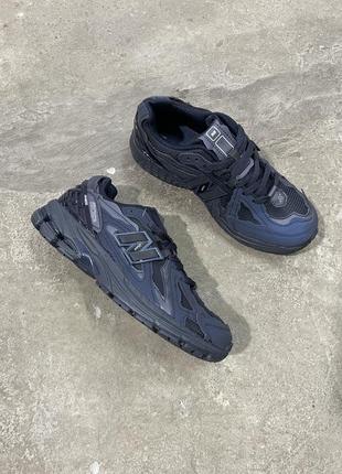 New balance 1906d black blue reflective мужские кроссовки