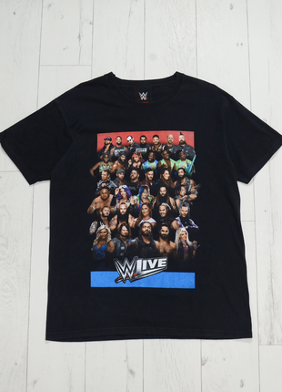 Wwe live smack down merch оригинальная футболка реслинг р. м мерч