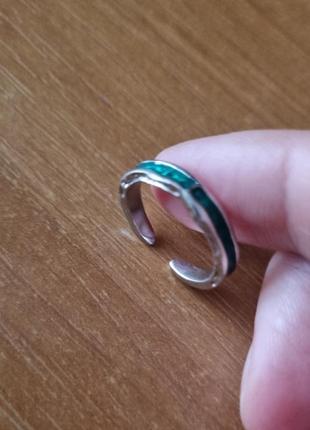 Серебряное кольцо, узкое кольцо, тонкое кольцо, кольцо с эмалью, кольцо серебро, серебряное кольцо, серебряный пестен