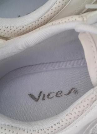 Белые женские кроссовки с металлическим носком y621 38 размер5 фото