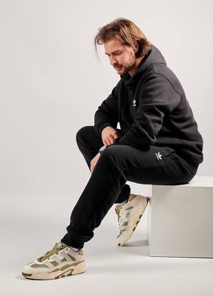 Чоловічі кросівки adidas originals niteball prm beige olive10 фото