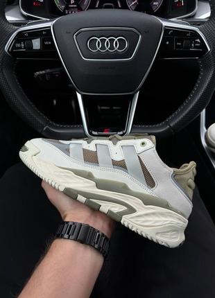Чоловічі кросівки adidas originals niteball prm beige olive9 фото