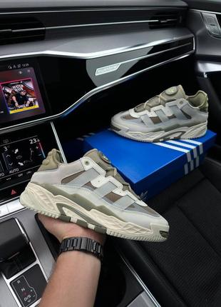 Мужские кроссовки adidas originals niteball prm beige olive4 фото