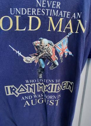 Чоловіча футболка легендаиної рок групи iron maiden.2 фото