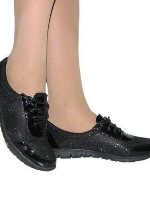 Черные подростковые тканевые кроссовки женские шнурки 36 37 38 39 40 414 фото