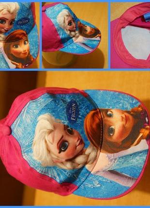 Disney кепка с холодное серце на липучке 4-6 лет1 фото