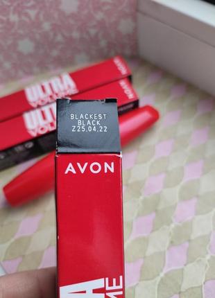 Avon ultra volume mascara туш для вій "ультраоб'єм"3 фото