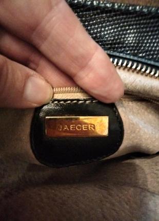Сумочка клатч jaeger итальялия, кожа8 фото