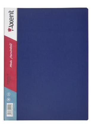Папка з файлами axent 20 sheet protectors, blue (1020-02-а)