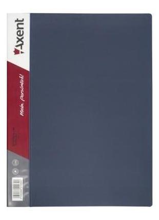 Папка з файлами axent 30 sheet protectors, gray (1030-03-а)