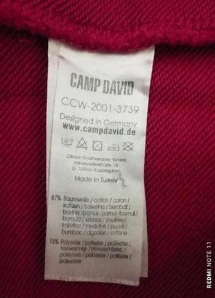 Базовый комфортный хлопковый свитшот известного немецкого бренда camp david5 фото