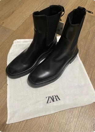 Ботинки, полусапоги, челси zara