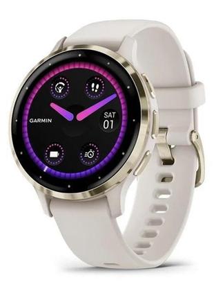 Garmin venu 3s soft gold stainless steel bezel with ivory case (010-02785-04) смарт-годинник новий!!!