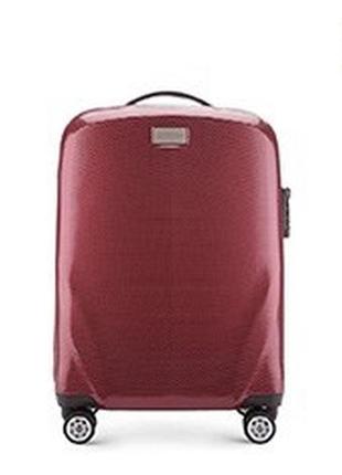 Wittchen чемодан ручная кладь 56-3p-571-35 поликарбонат 32л. виттчен витчен чемодан красный на колесах