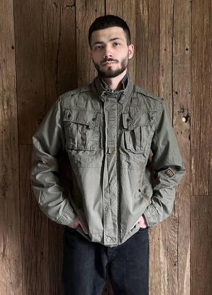 Милитари куртка g-star raw halo recolite military overshirt