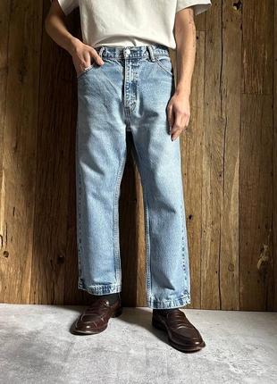Винтажанные джинсы укороченные levi’s 505 loose fit 90s