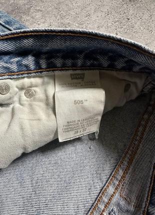 Винтажанные джинсы укороченные levi’s 505 loose fit 90s5 фото