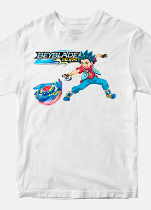 Футболка с оригинальным принтом игры beyblade "дзига beyblade burst - бейблейд берст. волт ай"