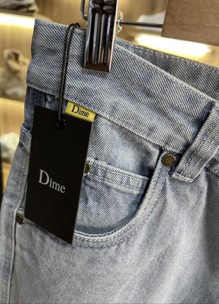 Джинси dime logo jeans pants loose fit5 фото