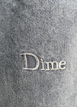 Джинси dime logo jeans pants loose fit6 фото