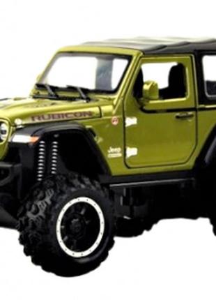 Іграшковий автомобіль jeep wrangler rubicon м1:24 2401c-1 || дитячі машинки