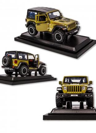Іграшковий автомобіль jeep wrangler rubicon м1:24 2401c-1 || дитячі машинки2 фото