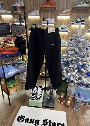 Джинси dime black logo loose fit