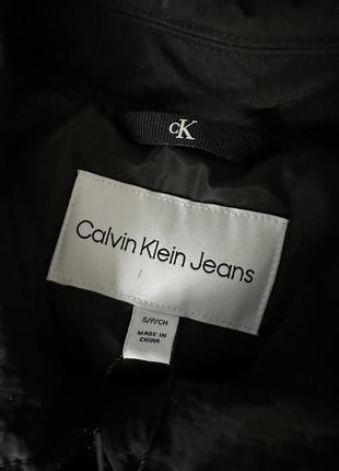 Куртка calvin klein, черная куртка calvin klein, утеплённая куртка calvin klein8 фото